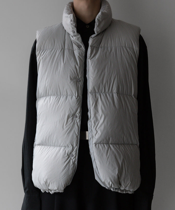 【stein】シュタイン 23AW DOWN PADDED VEST - OFF GREY sessionセッション福岡セレクトショップ 公式通販サイト
