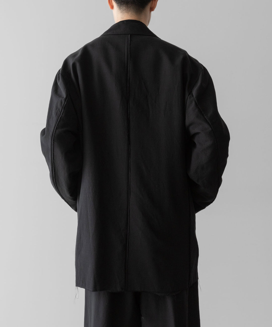 ANTHEM A アンセムエー WOOL RAYON TROPICAL BROKEN JACKETのBLACK 公式通販サイトsession福岡セレクトショップ