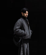画像をギャラリービューアに読み込む, ANTHEM A アンセムエー PIGMENT AND DYE PUFFER MILITARY BLOUSONのDUSTY BLACK 公式通販サイトsession福岡セレクトショップ
