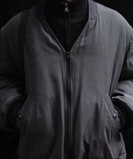 画像をギャラリービューアに読み込む, ANTHEM A アンセムエー PIGMENT AND DYE PUFFER MILITARY BLOUSONのDUSTY BLACK 公式通販サイトsession福岡セレクトショップ

