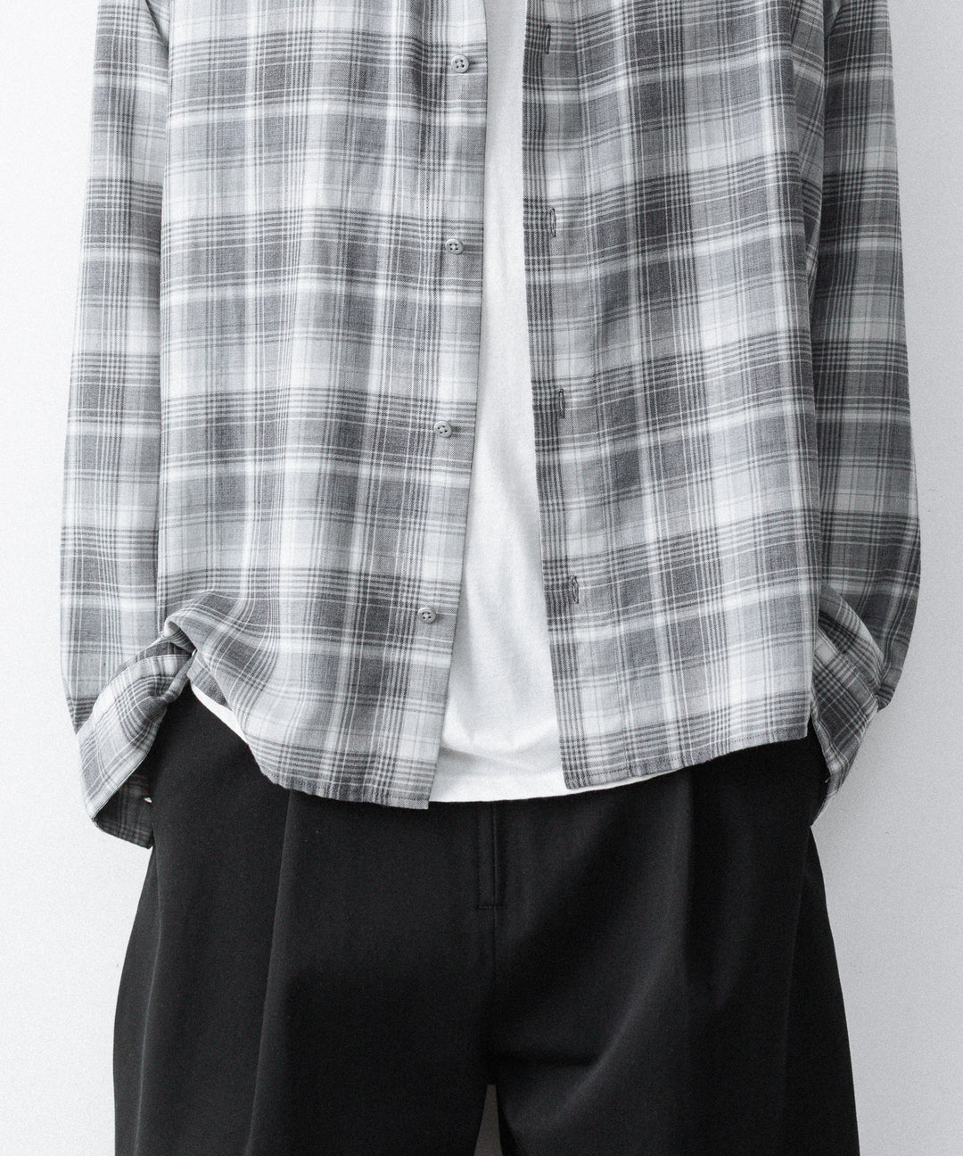 paratrait パラトレイトのCHECK LS SHIRTのBLACK 公式通販サイトsession福岡セレクトショップ