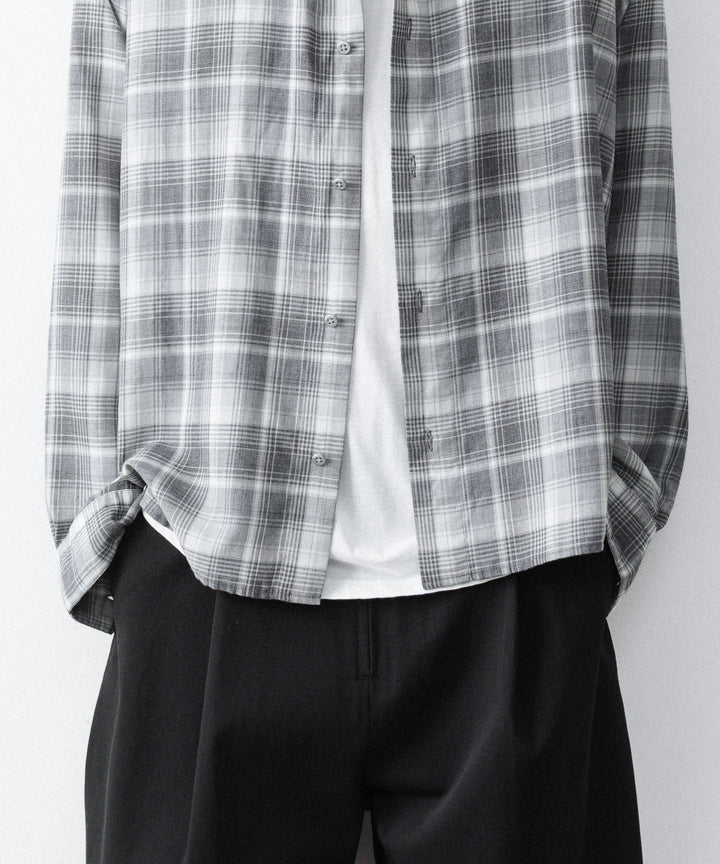 paratrait パラトレイトのCHECK LS SHIRTのBLACK 公式通販サイトsession福岡セレクトショップ