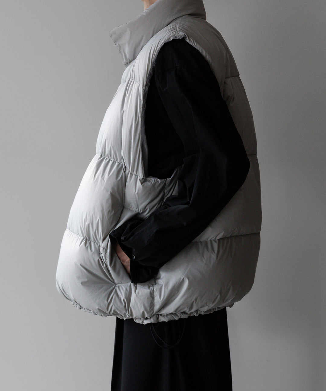 【stein】シュタイン 23AW DOWN PADDED VEST - OFF GREY sessionセッション福岡セレクトショップ 公式通販サイト