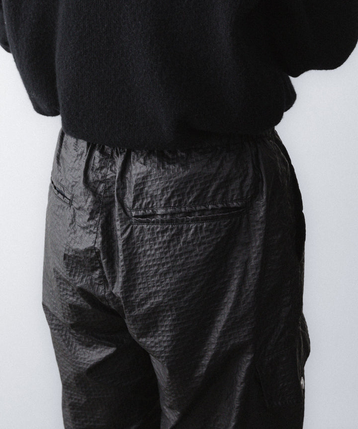 【paratrait】FROG SKIN PANTS - BLACK