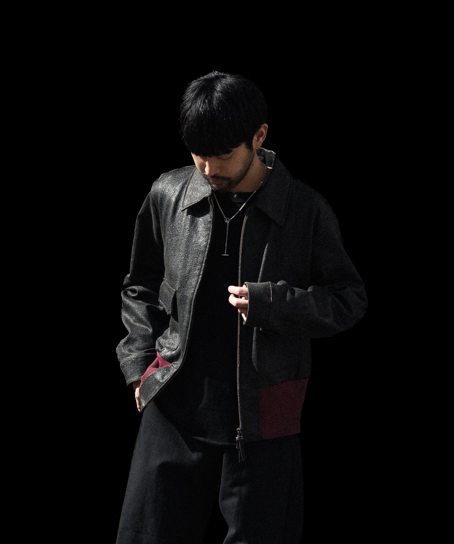 ANTHEM A / アンセムエー】CRACK TERRY BLOUSON - BROWN | 公式通販