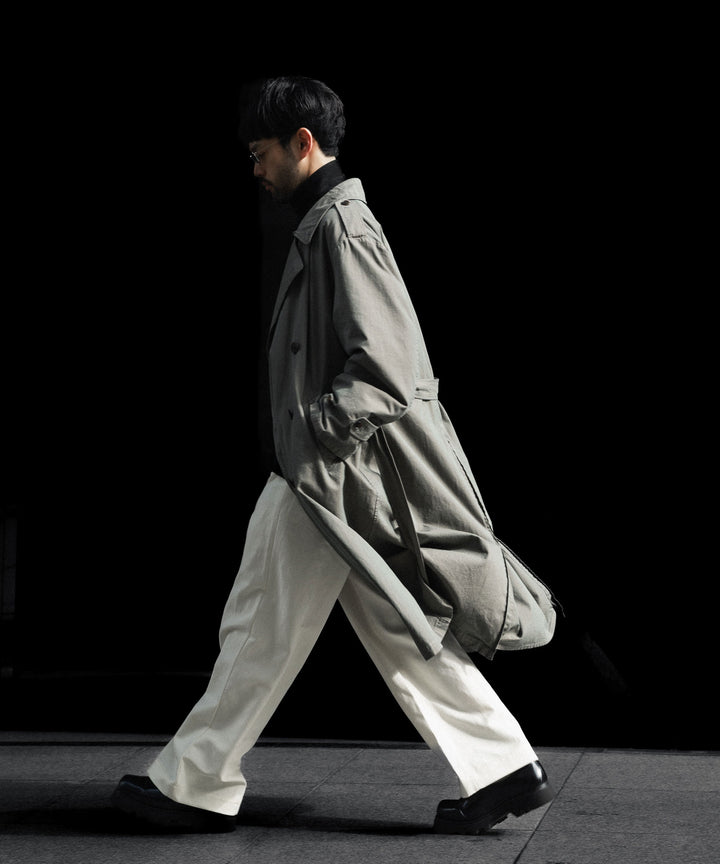 ssstein(シュタイン)のDOUBLE WEAVE COTTON ONE TUCK WIDE PANTS - CREAMの公式通販サイトsession福岡セレクトショップ