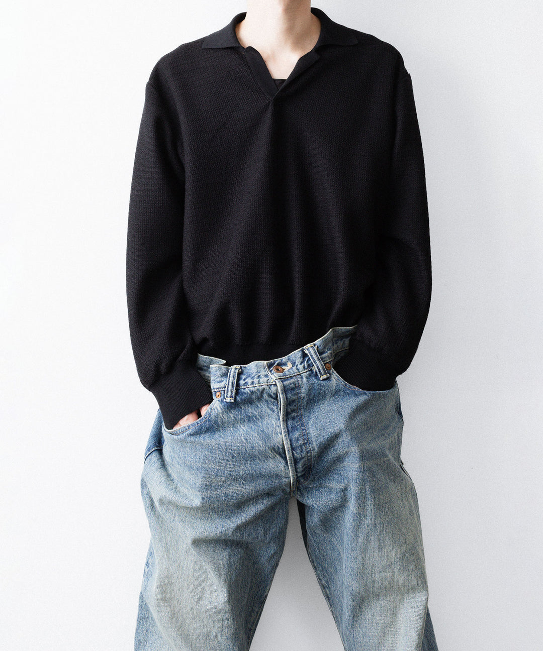 INTÉRIM - インテリムのSHABBY HEAVY KIBATA SHUTTLE HYPER BIG WWII 1943 DENIM JEANSのS.NAVY公式通販サイトsession福岡セレクトショップ