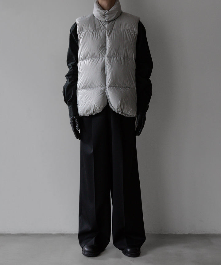 【stein】シュタイン 23AW DOWN PADDED VEST - OFF GREY sessionセッション福岡セレクトショップ 公式通販サイト