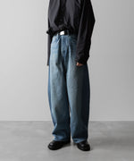 画像をギャラリービューアに読み込む, ssstein(シュタイン)の24AWコレクション DEFORMATION WIDE DENIM JEANS - INDIGO 公式通販サイトsession福岡セレクトショップ
