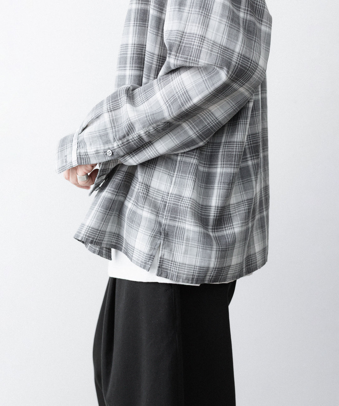 paratrait パラトレイトのCHECK LS SHIRTのBLACK 公式通販サイトsession福岡セレクトショップ