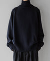 【stein】EX FINE LAMBS LOOSE HIGH NECK KNIT LS - DARK NAVY