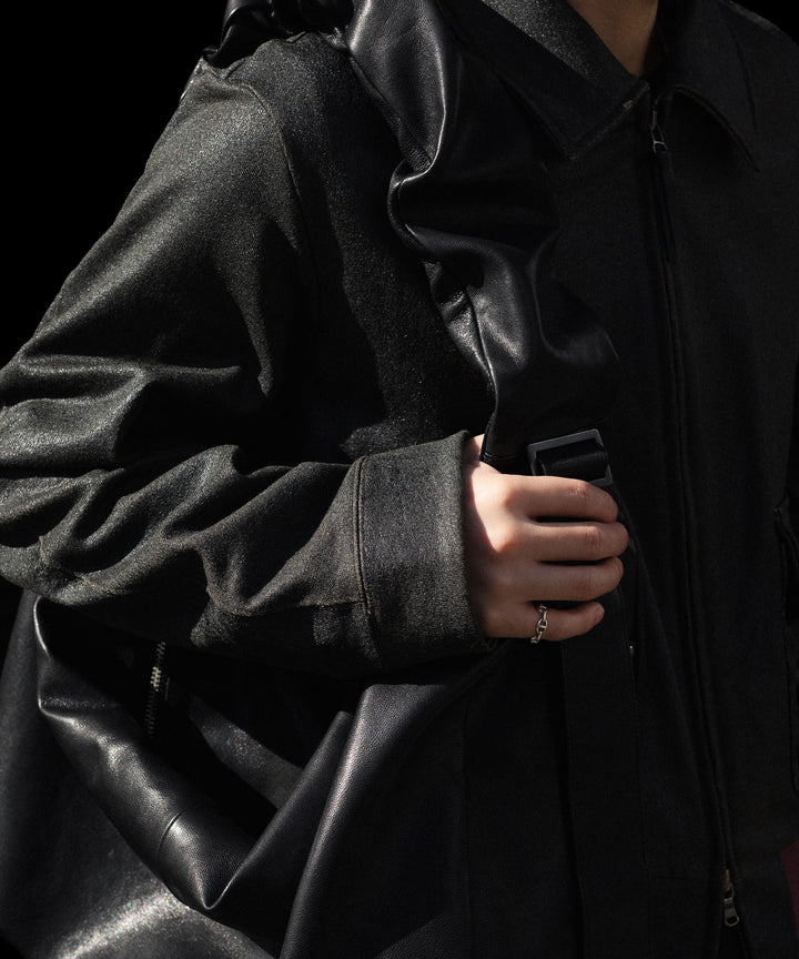 ANTHEM A アンセムエーのCRACK TERRY BLOUSONのBROWN 公式通販サイトsession福岡セレクトショップ
