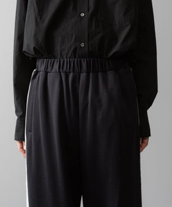 ssstein(シュタイン)の24AWコレクション NYLON JERSEY TRACK TROUSERS - DARK NAVY 公式通販サイトsession福岡セレクトショップ