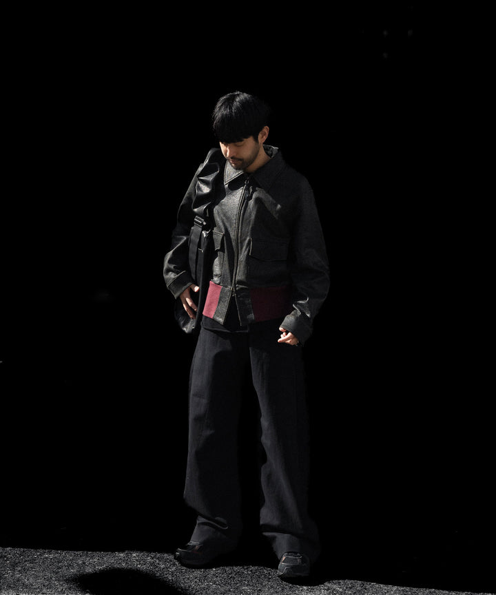 ssstein(シュタイン)のDOUBLE WEAVE COTTON ROUND PANTS - BLACKの公式通販サイトsession福岡セレクトショップ