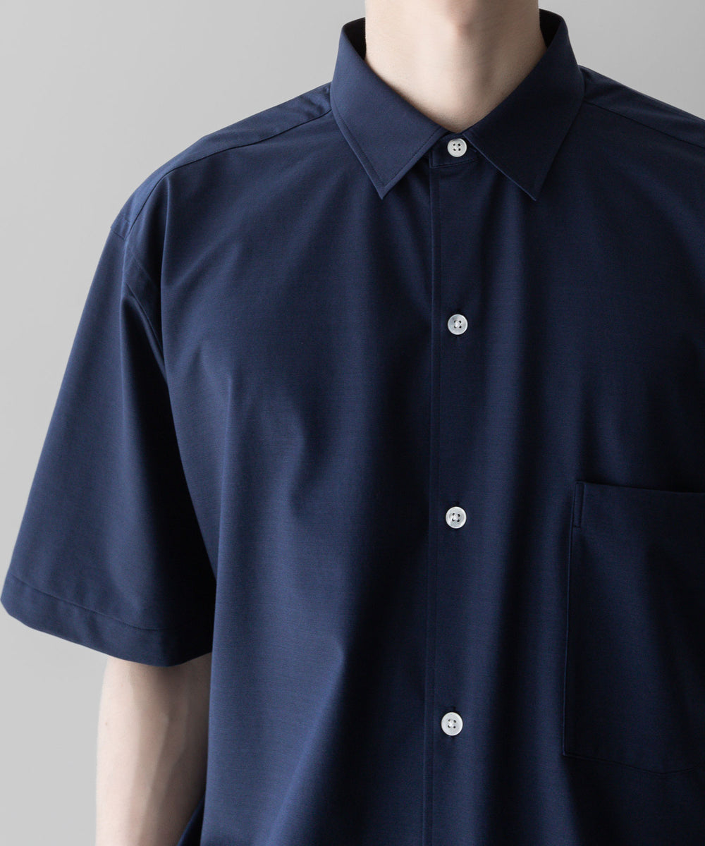 【KANEMASA PHIL.】カネマサフィルの46G ATOMOSPHERE STRIPE SS SHIRT - NAVY 公式通販サイトsession福岡セレクトショップ
