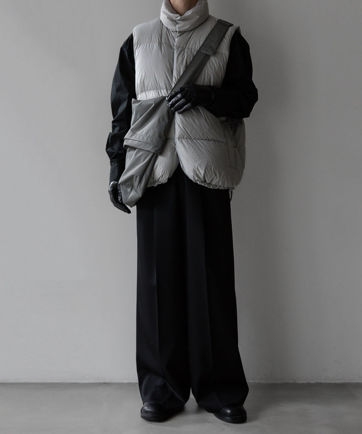 【stein】シュタイン 23AW DOWN PADDED VEST - OFF GREY sessionセッション福岡セレクトショップ 公式通販サイト