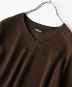画像をギャラリービューアに読み込む, CODA コーダ BROWN SHRUNKEN V-NECK PULLOVERのBROWN 公式通販サイトsession福岡セレクトショップ
