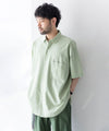 【KANEMASA】ROYAL OX DRESS JERSEY SHORT SLEEVE SHIRT - LIGHT GREEN