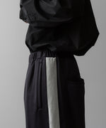 画像をギャラリービューアに読み込む, ssstein(シュタイン)の24AWコレクション NYLON JERSEY TRACK TROUSERS - DARK NAVY 公式通販サイトsession福岡セレクトショップ
