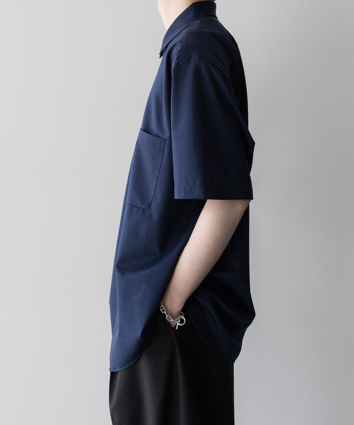 【KANEMASA PHIL.】カネマサフィルの46G ATOMOSPHERE STRIPE SS SHIRT - NAVY 公式通販サイトsession福岡セレクトショップ