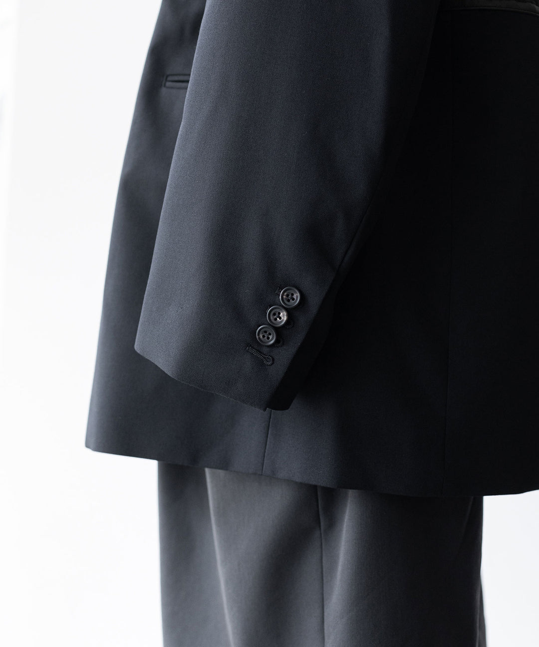stein(シュタイン)の23AWコレクションOVERSIZED LEATHER CORSETED JACKETのBLACK