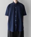 【KANEMASA PHIL.】46G ATOMOSPHERE SS SHIRT - NAVY