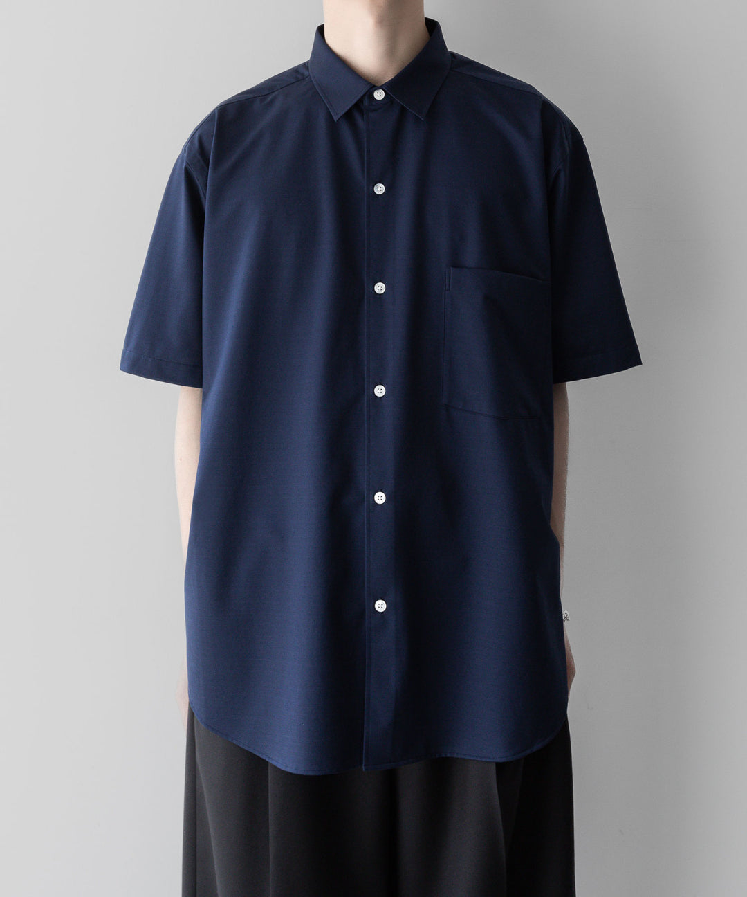 【KANEMASA PHIL.】カネマサフィルの46G ATOMOSPHERE STRIPE SS SHIRT - NAVY 公式通販サイトsession福岡セレクトショップ