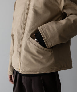 【INTÉRIM】BROWN SHEEPSKIN REVERSIBLE LEATHER JACKET - GOLD ZIP