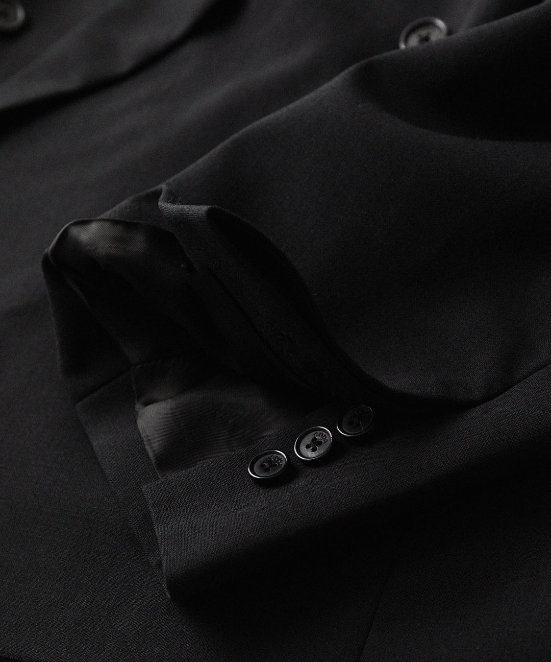 CODA コーダのBLACK WOOL CUT OFF DOUBLE BREASTED LENTO BLAZERのBLACK 公式通販サイトsession福岡セレクトショップ