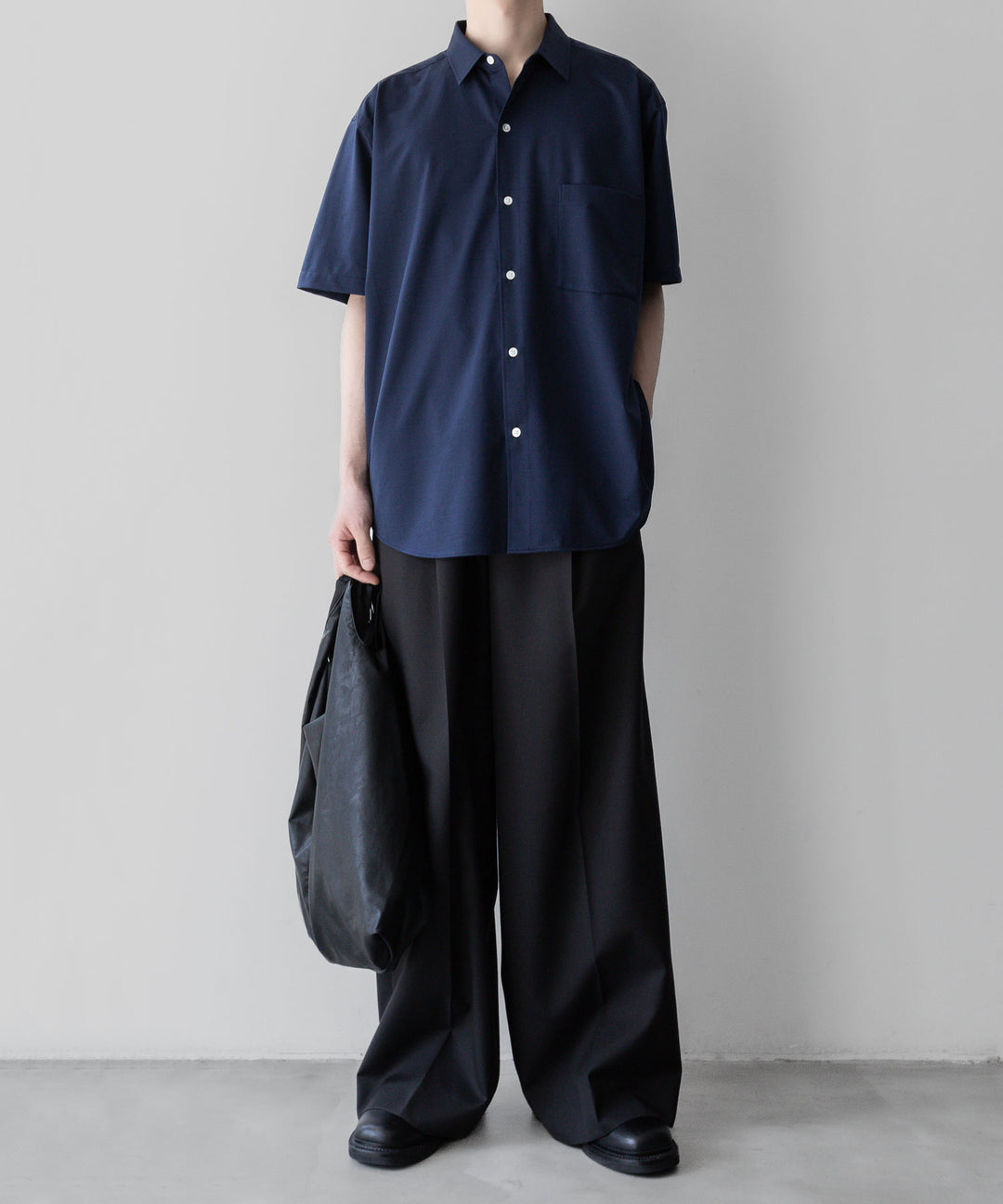 【KANEMASA PHIL.】カネマサフィルの46G ATOMOSPHERE STRIPE SS SHIRT - NAVY 公式通販サイトsession福岡セレクトショップ