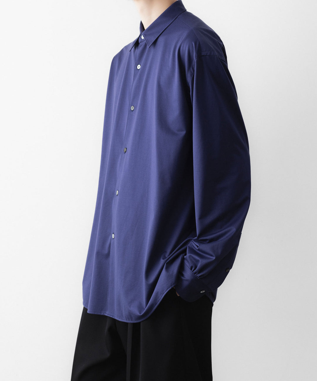 KANEMASA PHIL. カネマサフィルの46G MODEST SHIRTのPURPLE NAVY 公式通販サイトsession福岡セレクトショップ