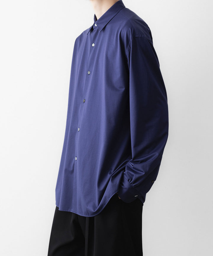 KANEMASA PHIL. カネマサフィルの46G MODEST SHIRTのPURPLE NAVY 公式通販サイトsession福岡セレクトショップ
