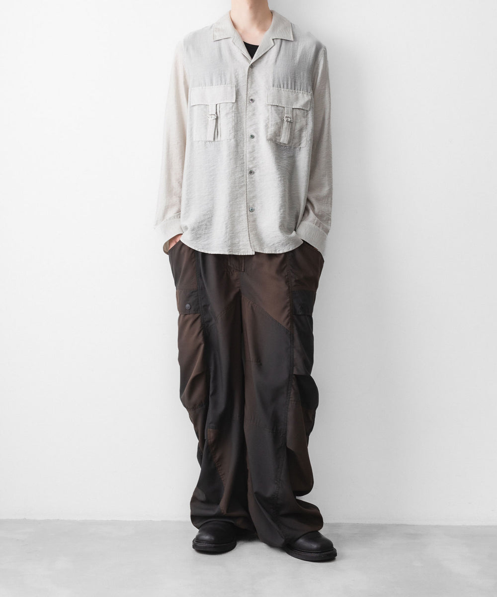 SUBLATIONS-サブレーションズのKIVULI PRINT BANANA CUTTING PANTSのDARK BROWN公式通販サイトsession福岡セレクトショップ