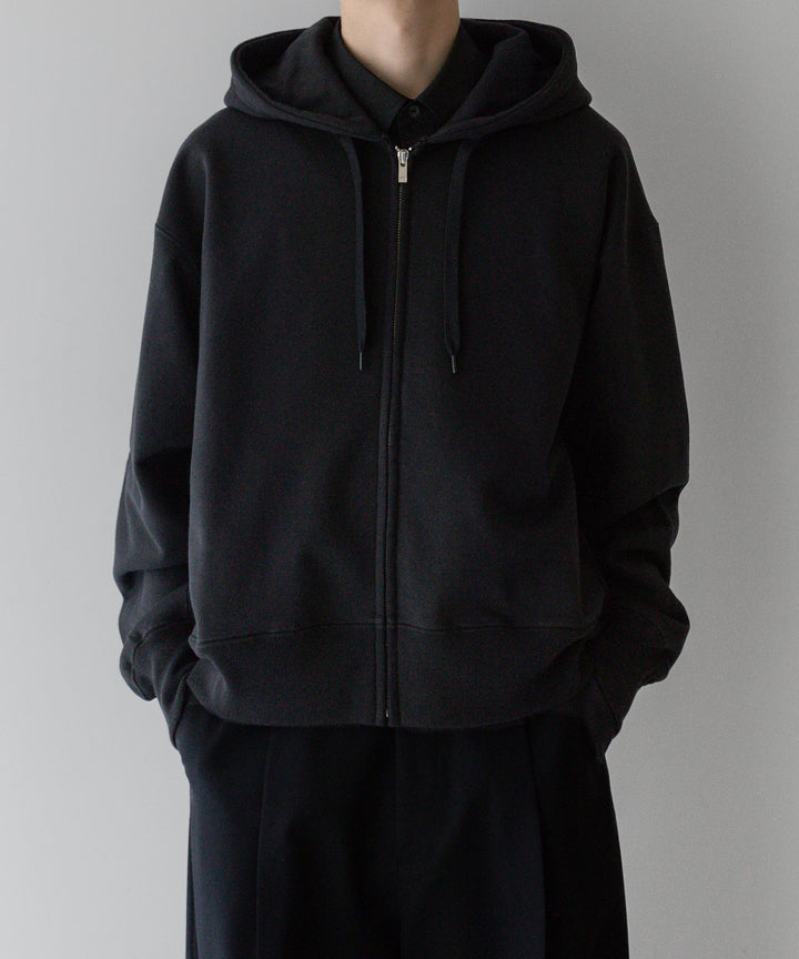stein(シュタイン)の24SSコレクションUNTWISTED YARN SWEAT ZIP UP HOODYのCHARCOAL