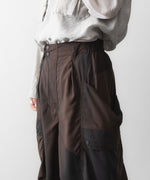 画像をギャラリービューアに読み込む, SUBLATIONS-サブレーションズのKIVULI PRINT BANANA CUTTING PANTSのDARK BROWN公式通販サイトsession福岡セレクトショップ
