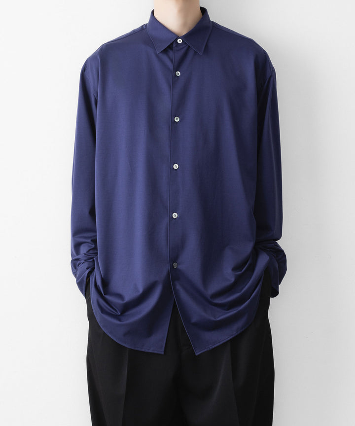 KANEMASA PHIL. カネマサフィルの46G MODEST SHIRTのPURPLE NAVY 公式通販サイトsession福岡セレクトショップ