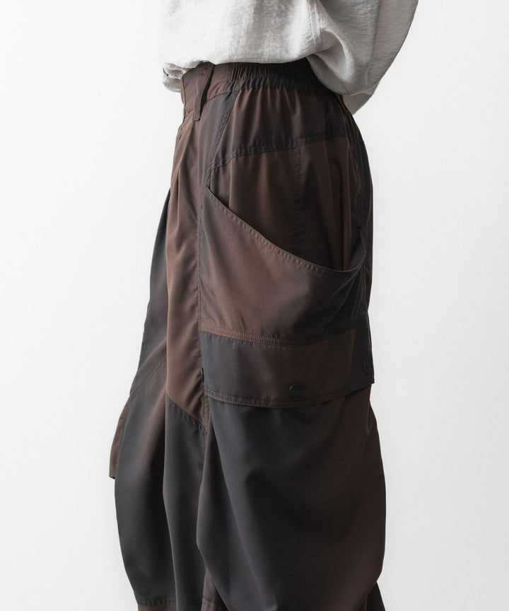 SUBLATIONS-サブレーションズのKIVULI PRINT BANANA CUTTING PANTSのDARK BROWN公式通販サイトsession福岡セレクトショップ