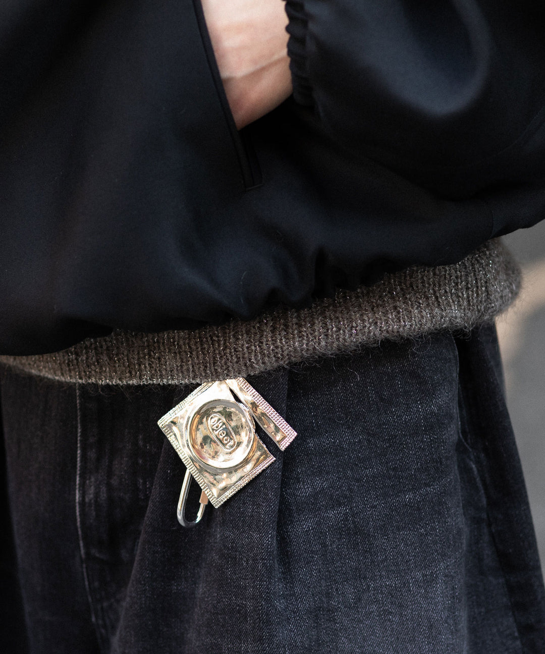 THE OBJECT- ザオブジェクトのRIPPED RAINCOAT_KEYRINGのSILVERの公式通販サイトsession福岡セレクトショップ