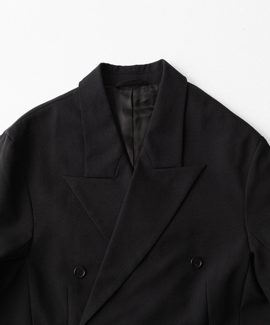 CODA コーダのBLACK WOOL CUT OFF DOUBLE BREASTED LENTO BLAZERのBLACK 公式通販サイトsession福岡セレクトショップ