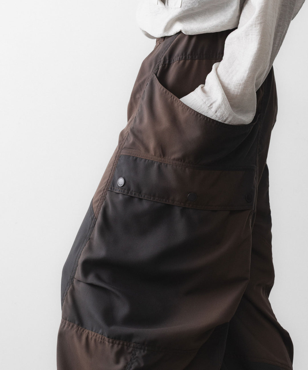 SUBLATIONS-サブレーションズのKIVULI PRINT BANANA CUTTING PANTSのDARK BROWN公式通販サイトsession福岡セレクトショップ