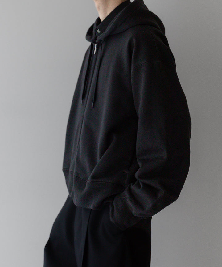 stein(シュタイン)の24SSコレクションUNTWISTED YARN SWEAT ZIP UP HOODYのCHARCOAL