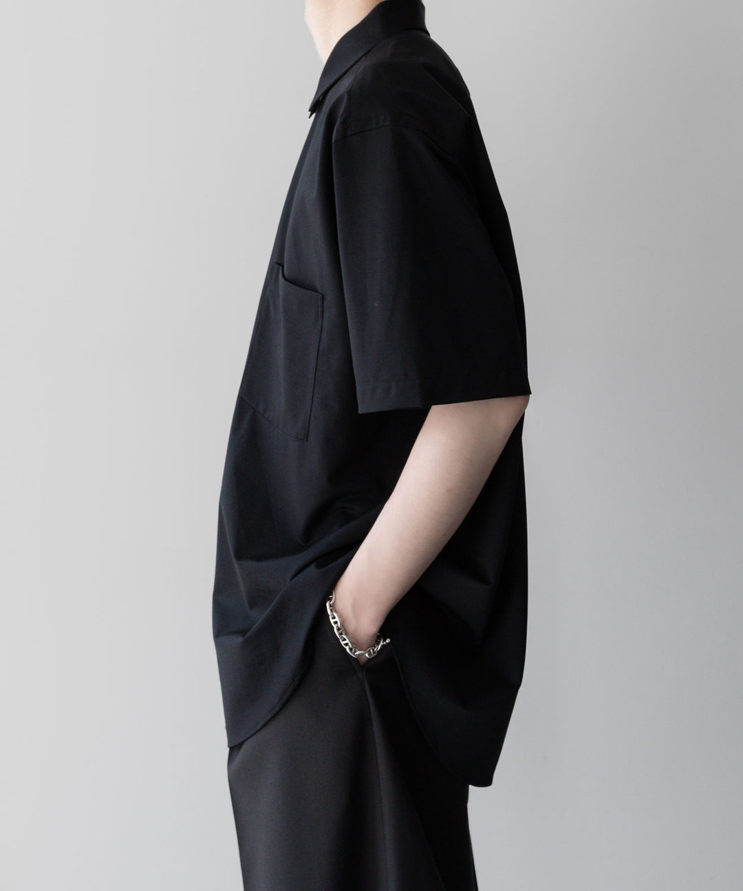 【KANEMASA PHIL.】カネマサフィルの46G ATOMOSPHERE STRIPE SS SHIRT - BLACK 公式通販サイトsession福岡セレクトショップ