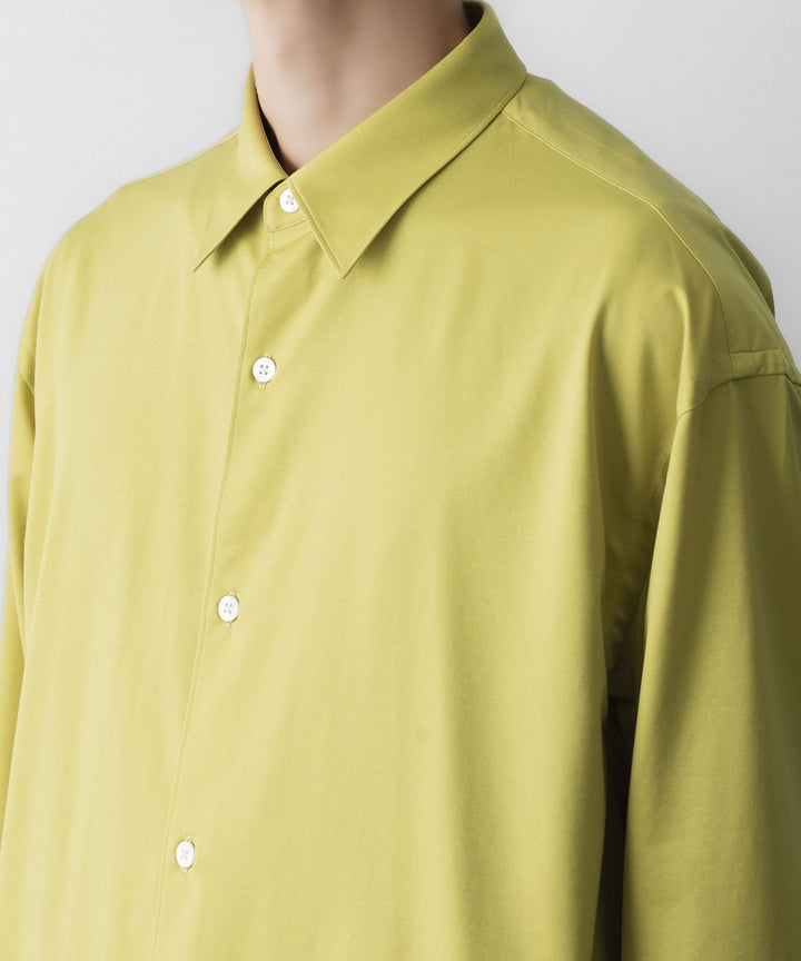 KANEMASA PHIL. カネマサフィルの46G MODEST SHIRTのLIME YELLOW 公式通販サイトsession福岡セレクトショップ