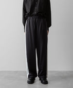 画像をギャラリービューアに読み込む, ssstein(シュタイン)の24AWコレクション NYLON JERSEY TRACK TROUSERS - DARK NAVY 公式通販サイトsession福岡セレクトショップ
