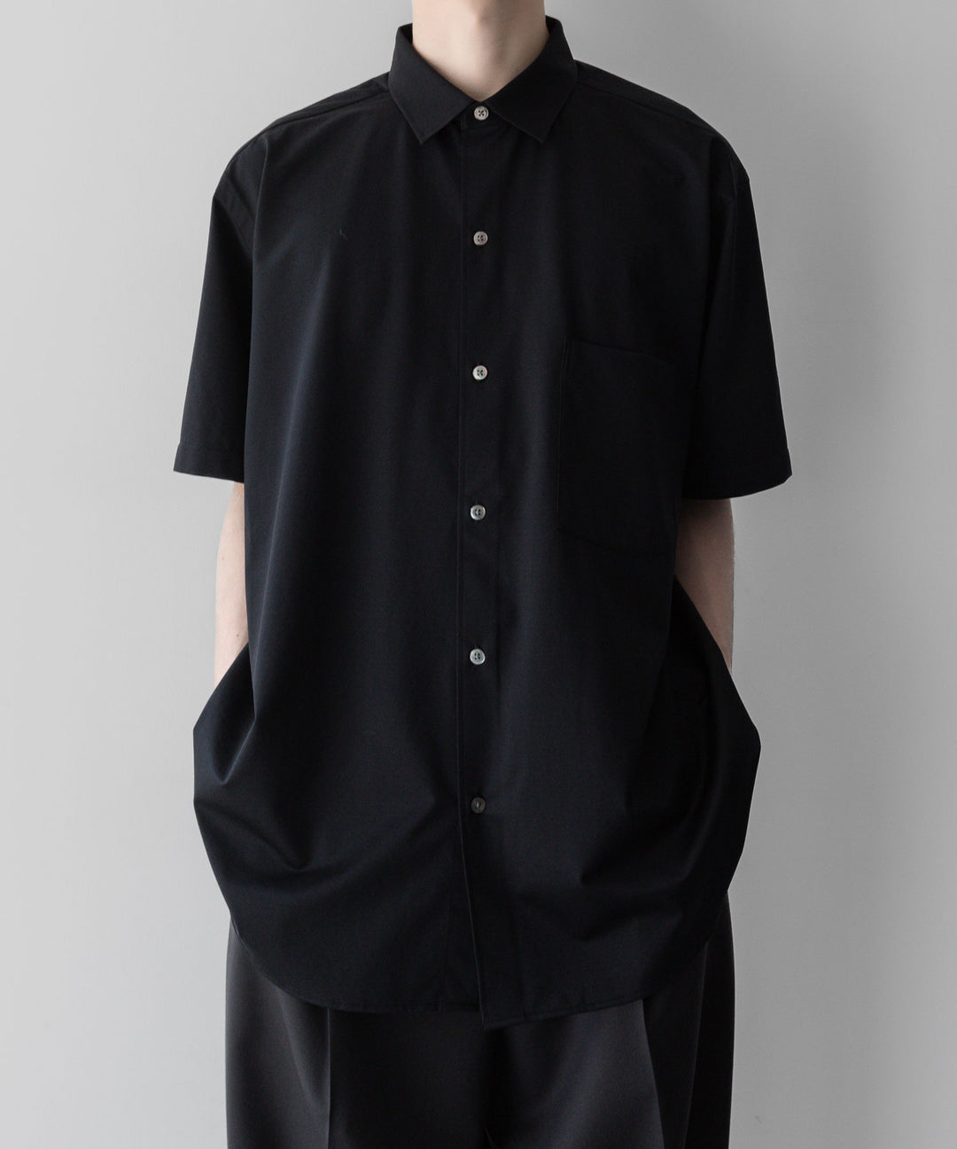 【KANEMASA PHIL.】カネマサフィルの46G ATOMOSPHERE STRIPE SS SHIRT - BLACK 公式通販サイトsession福岡セレクトショップ