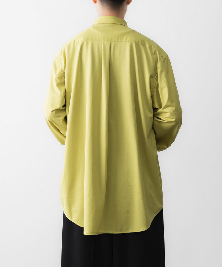 KANEMASA PHIL. カネマサフィルの46G MODEST SHIRTのLIME YELLOW 公式通販サイトsession福岡セレクトショップ