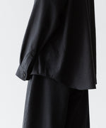 画像をギャラリービューアに読み込む, INTÉRIM インテリムSILK NOIL L/S REGULAR COLLAR SHIRTのBLACK 公式通販サイトsession福岡セレクトショップ
