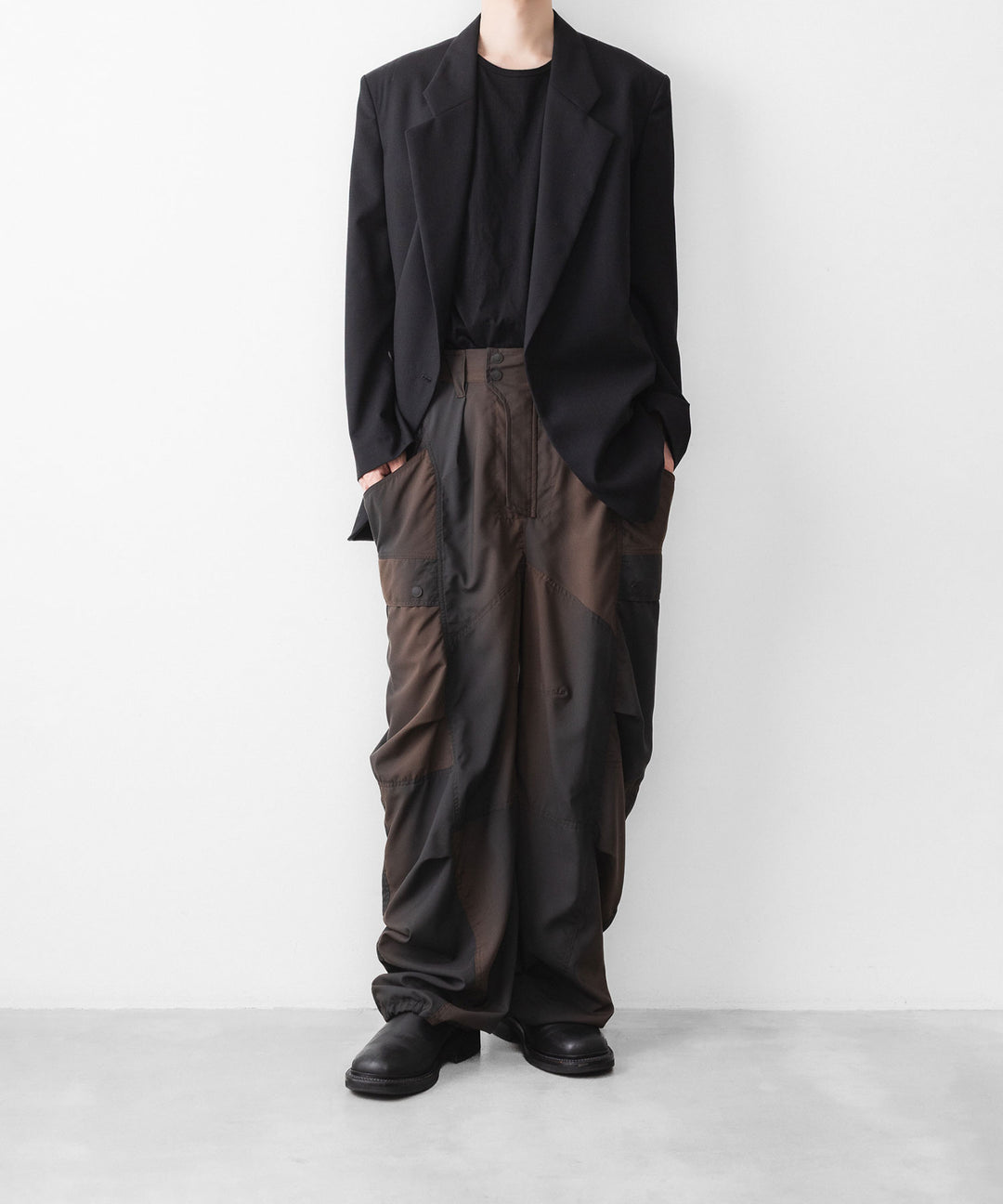 SUBLATIONS-サブレーションズのKIVULI PRINT BANANA CUTTING PANTSのDARK BROWN公式通販サイトsession福岡セレクトショップ