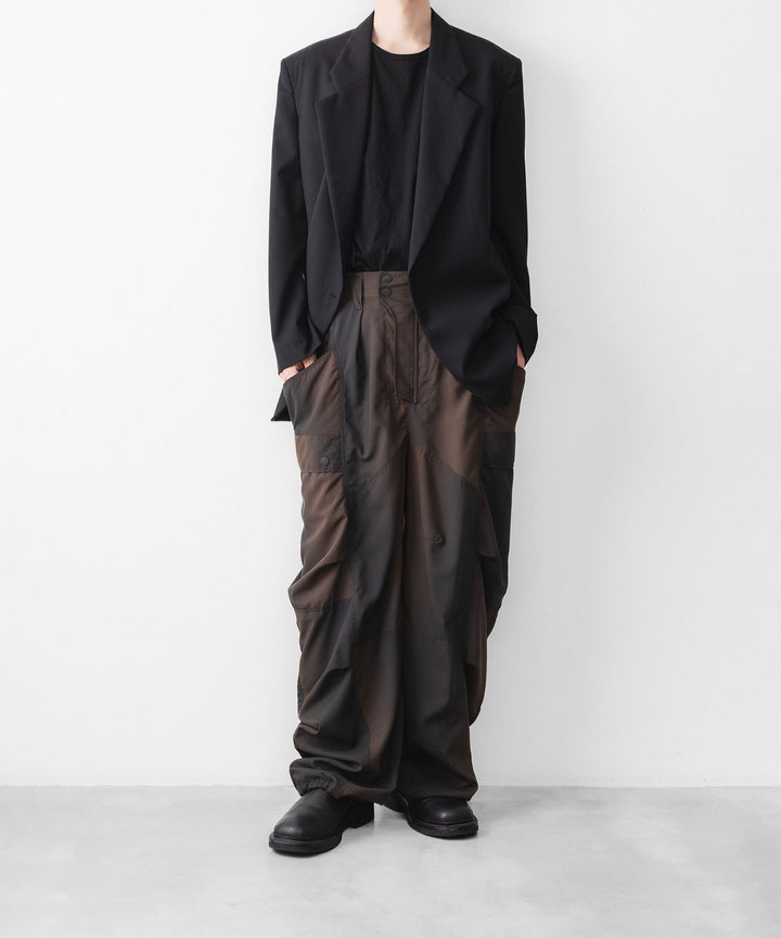 SUBLATIONS-サブレーションズのKIVULI PRINT BANANA CUTTING PANTSのDARK BROWN公式通販サイトsession福岡セレクトショップ