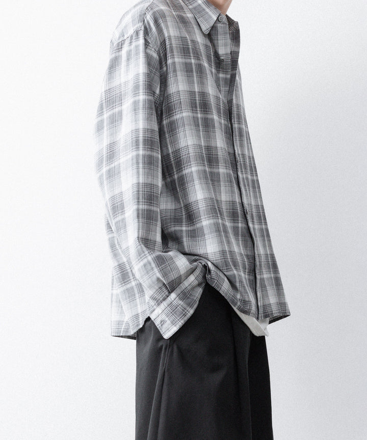 paratrait パラトレイトのCHECK LS SHIRTのBLACK 公式通販サイトsession福岡セレクトショップ
